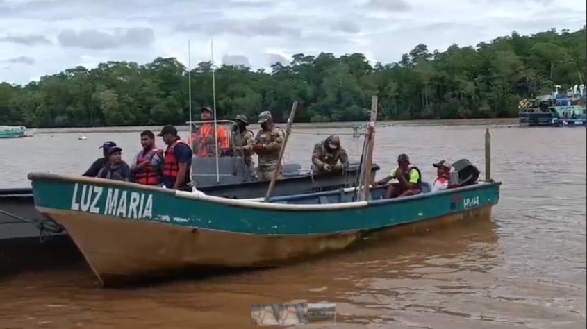 Fueron sorprendidos realizando una pesca no permitida al sur de Mariato 