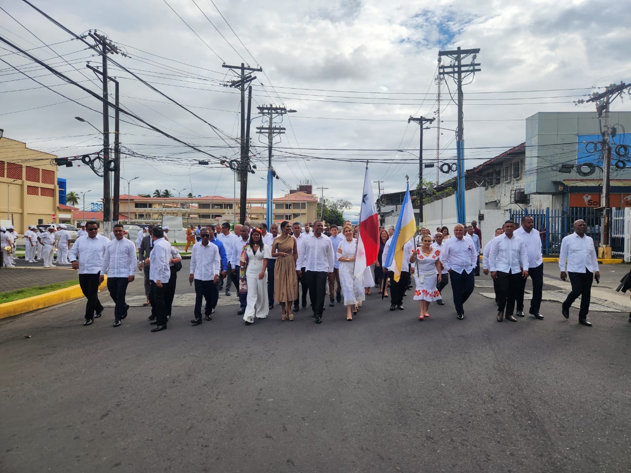 Presidente Mulino sí llegó a los actos protocolares en la provincia de Colón 