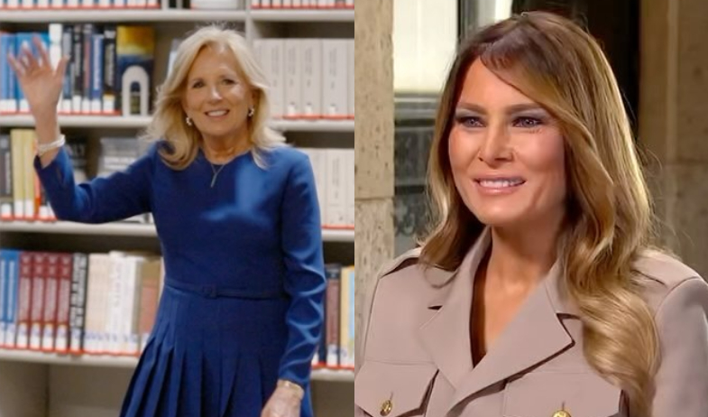 Melania Trump declina reunirse con Jill Biden y ella le manda una carta de felicitación 