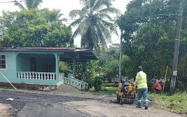 Culminan trabajos en vías internas del Guayabal 