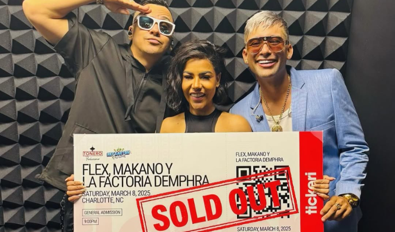 ¡'Sold out' en Charlotte! El reggaetón clásico sigue más vivo que nunca con  Demphra, Flex y Makano 