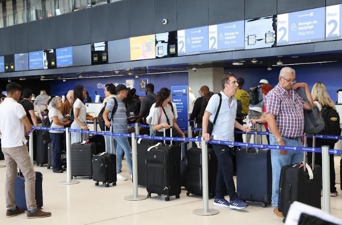 El tráfico de viajeros en el Aeropuerto de Tocumen alcanza 3.2 millones hasta febrero 