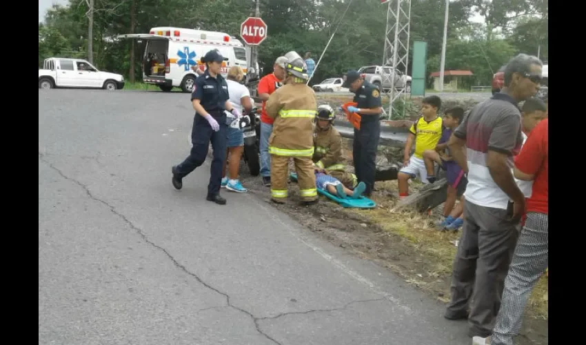 Accidente de tránsito en Chiriquí