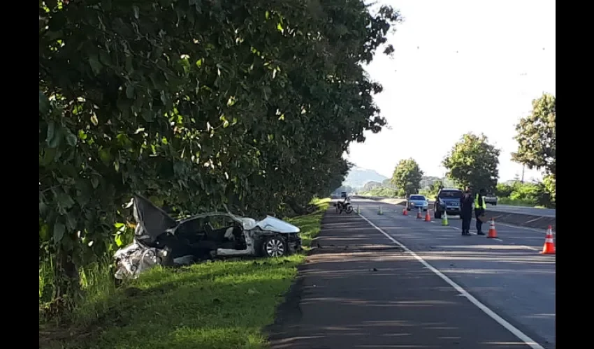 Accidente de tránsito en Coclé