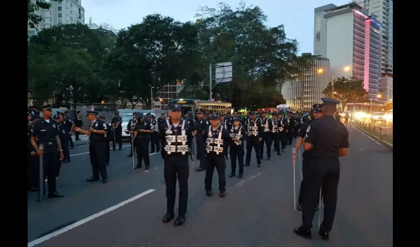 Policía Nacional, Servicio Nacional Aeronaval (Senan) y el Servicio Nacional de Fronteras