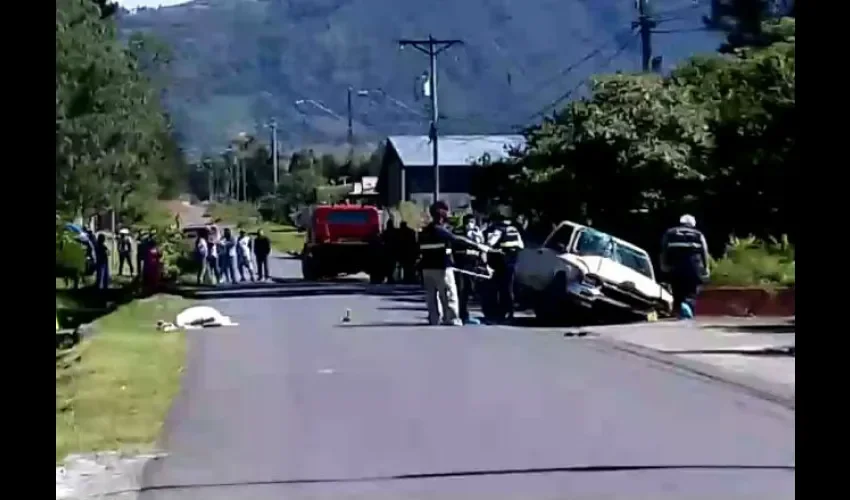 Accidente de tránsito en Chiriquí.