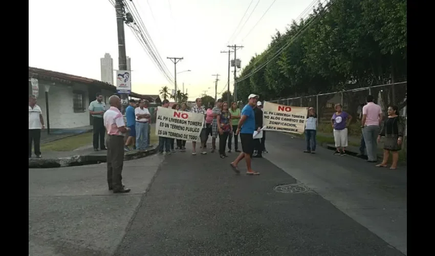 Protesta en Campo Limbergh.