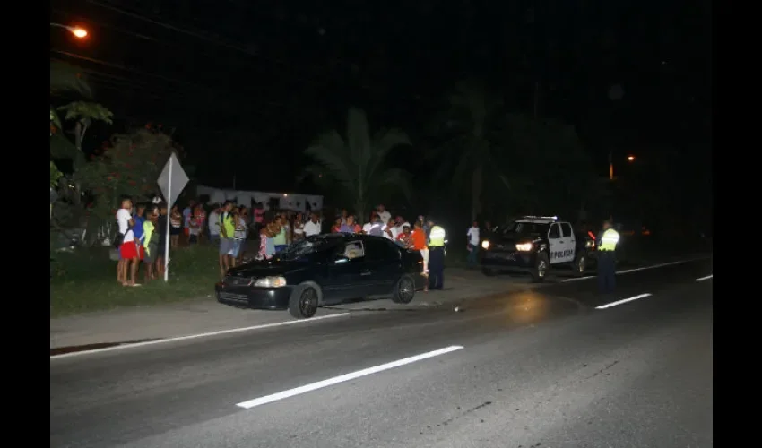 Accidente de tránsito en Panamá Oeste.