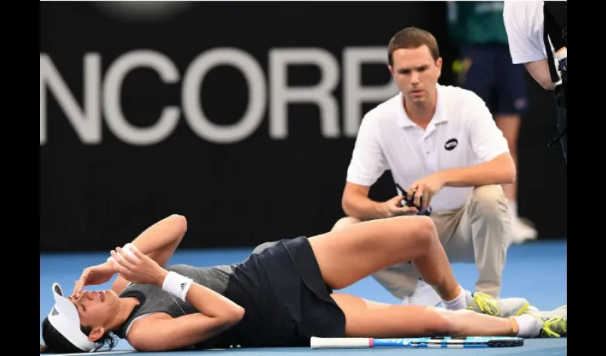 La tenista Garbiñe Muguruza. Foto: EFE