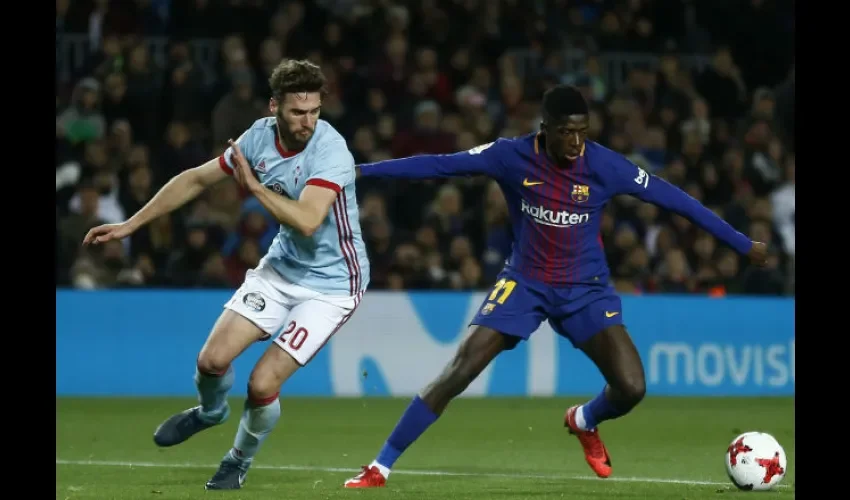 El jugador Ousmane Dembélé. Foto: AP