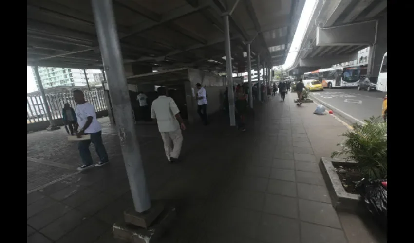 Así luce la zona paga cuando se dan los operativos de la Alcaldía de Panamá contra la buhonería ilegal. Foto: Roberto Barrios