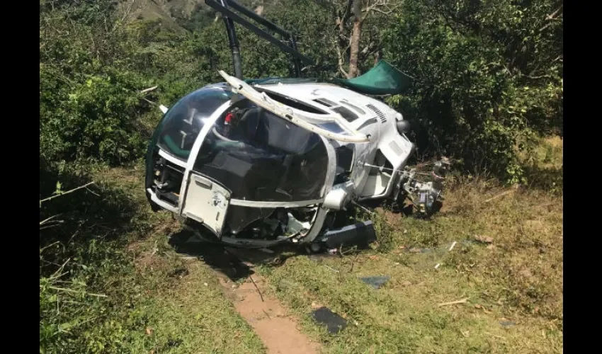 Foto ilustrativa de la nave accidentada. 