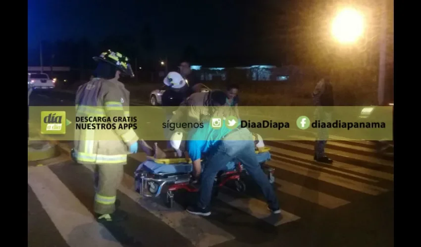 Foto ilustrativa del área del accidente. 