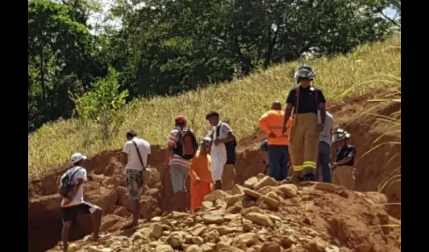 Foto ilustrativa del área del accidente. 