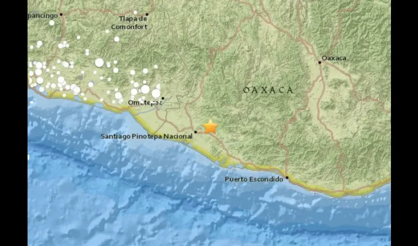 Sismo en México. 