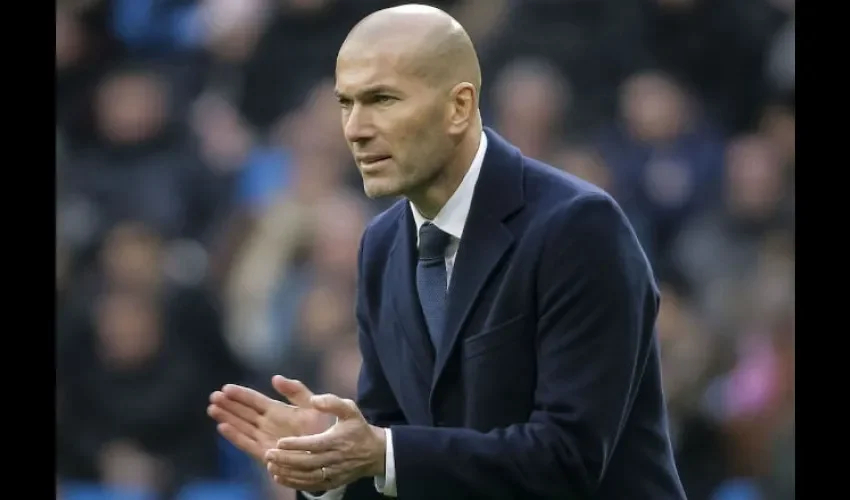 El técnico francés Zinedine Zidane. Foto: EFE