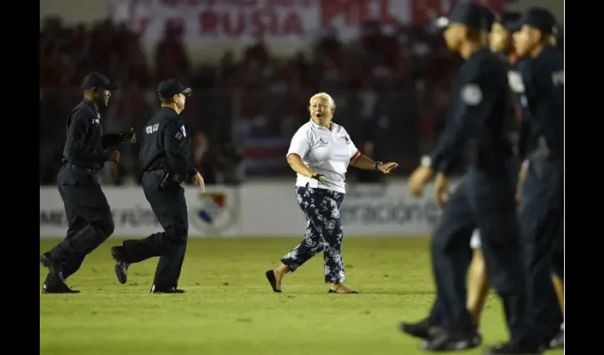 Elida Morales, la  tía de la selección de fútbol de Panamá.