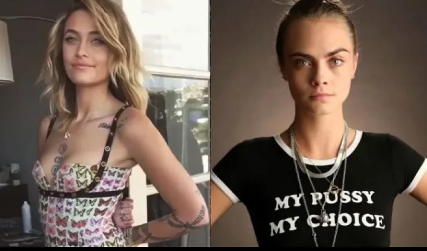 Paris Jackson y Cara Delevingne se dieron un gran beso. / Foto: Archivo