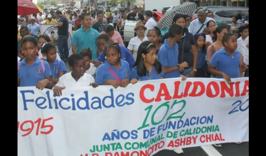 El corregimiento de Calidonia celebró en grande sus 103 años de anievrsario. Foto: Brenda Ducreux