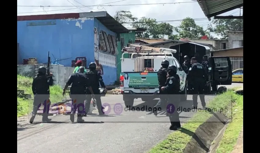 Foto ilustrativa del área del accidente. 