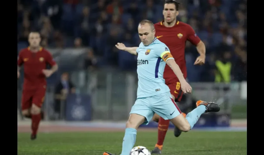 Foto ilustrativa del jugador Iniesta. 