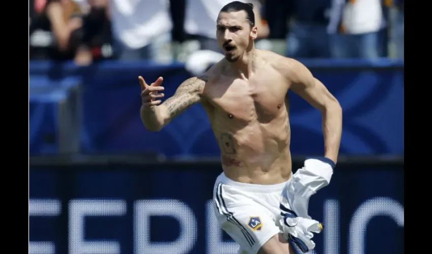 El jugador Zlatan Ibrahimovic. Foto: EFE