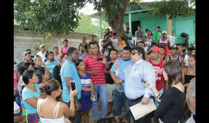 Residentes estaban enojados por el proyecto de la carretera. Foto: Cortesía