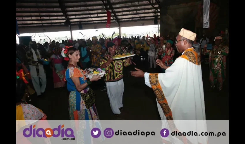 La celebración inició con una misa afro. Foto: Jesús Simmons