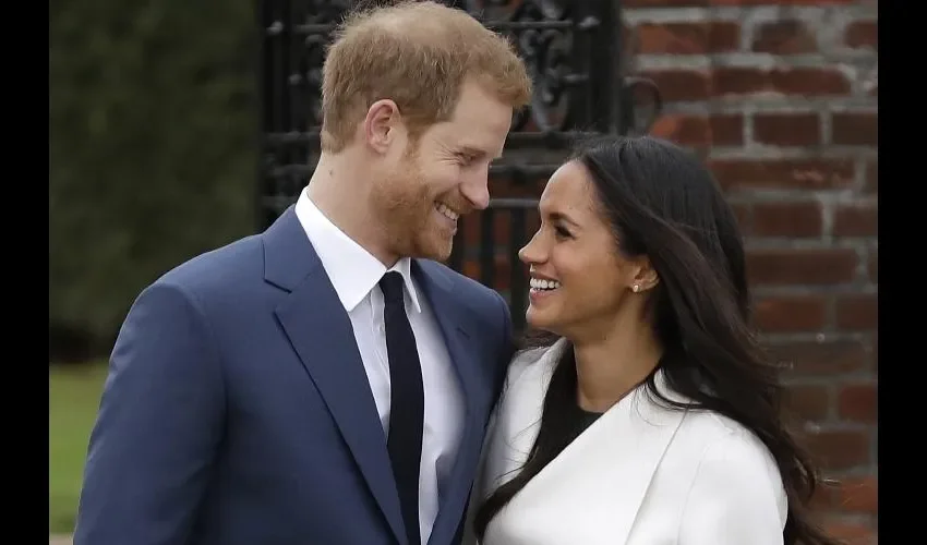 Príncipe Enrique de Inglaterra y Meghan Markle.