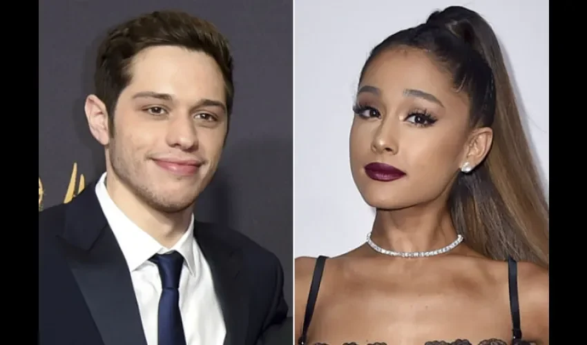 Ariana Grande y Pete Davidson.