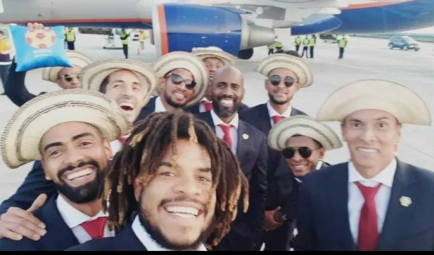 Llegada de la selección a Rusia. / Foto: Instagram