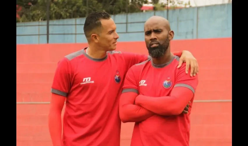 Felipe Baloy y Blas Pérez.