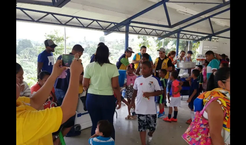 Celebraron el Día del Niño. Foto: Cortesía