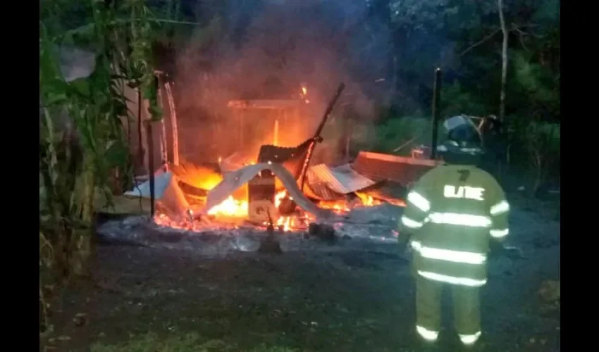 Incendio en Darién.