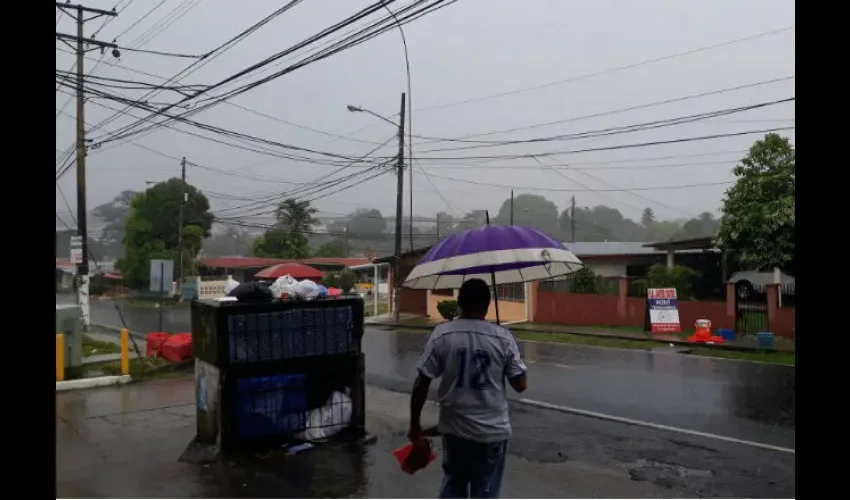 Mal tiempo en Panamá.