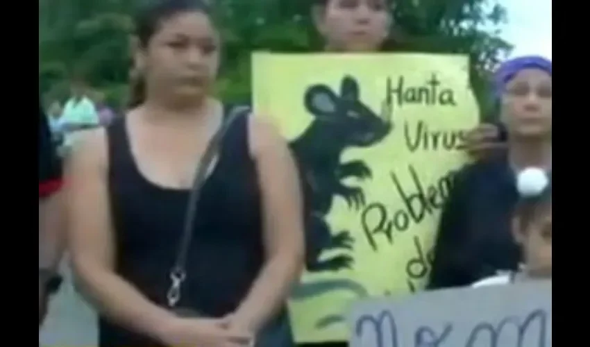 Protesta en Tonosí. 