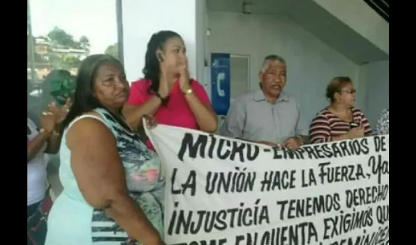 Protesta en Colón.