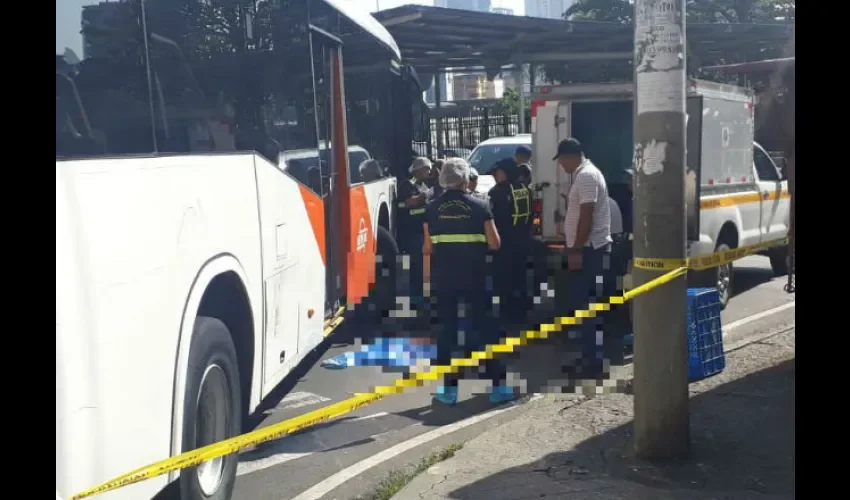 Accidente de tránsito en la 5 de Mayo. 