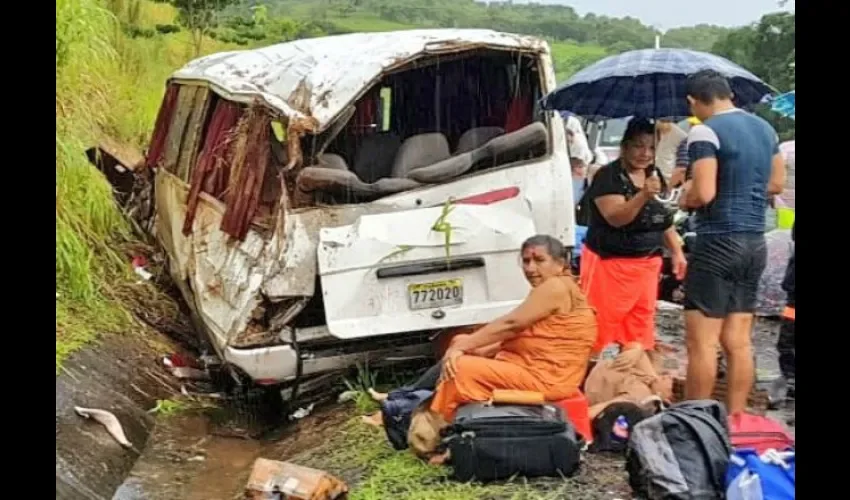 Accidente de tránsito en Chiriquí.