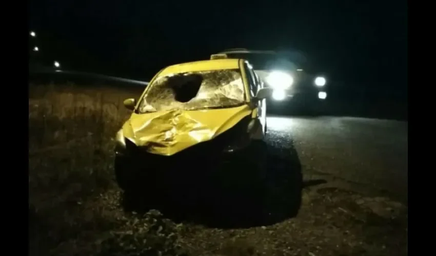 El auto quedó destrozado. Foto: J. Vásquez