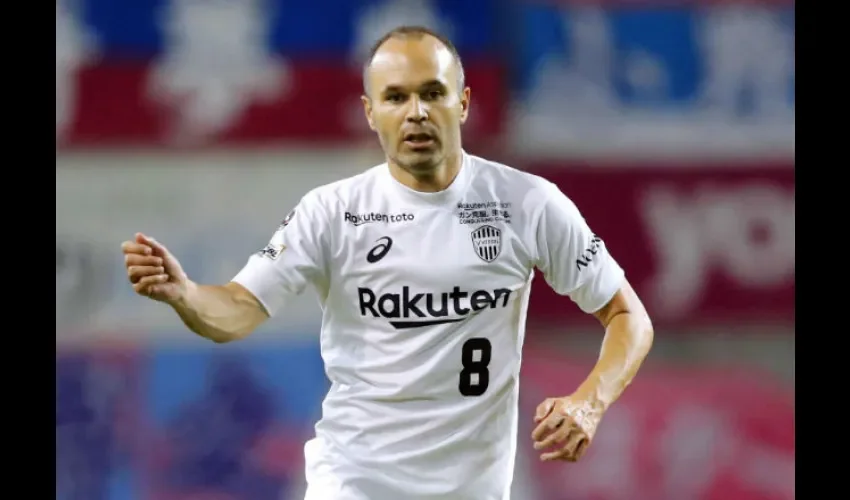 Andrés Iniesta está en su primera campaña con el  Vissel Kobe de Japón.