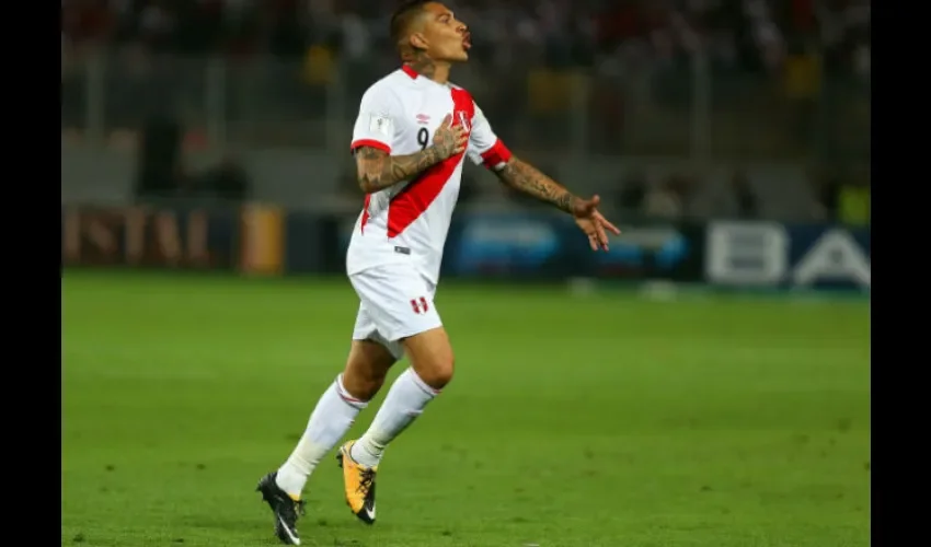 El atacante peruano Paolo Guerrero.