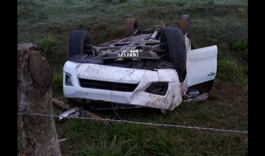 Accidente de tránsito en Herrera. 