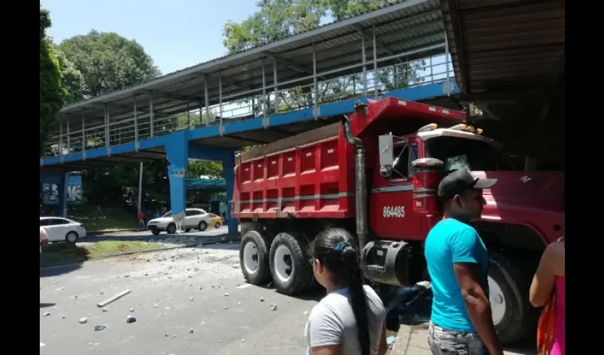 Accidente de tránsito en la vía Transístmica.