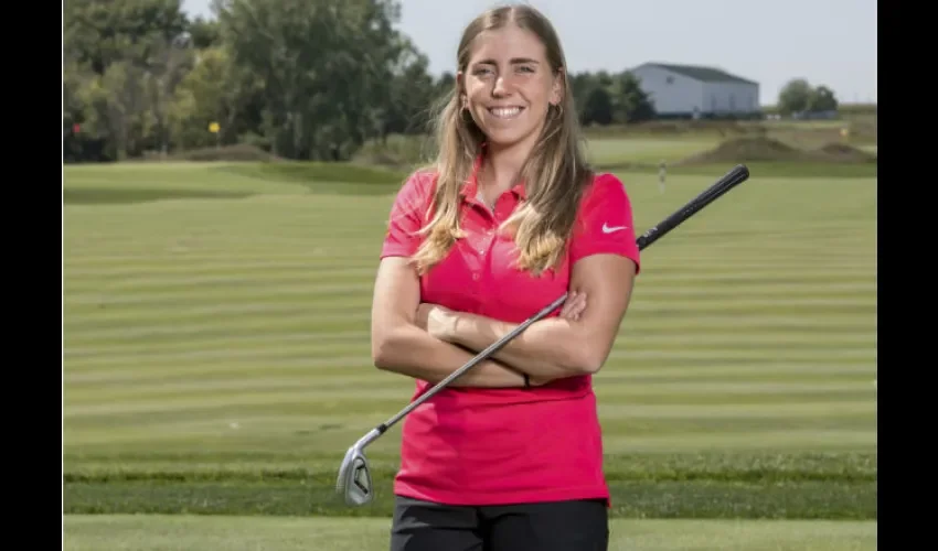 La golfista Celia Barquin Arozamena. Foto: AP