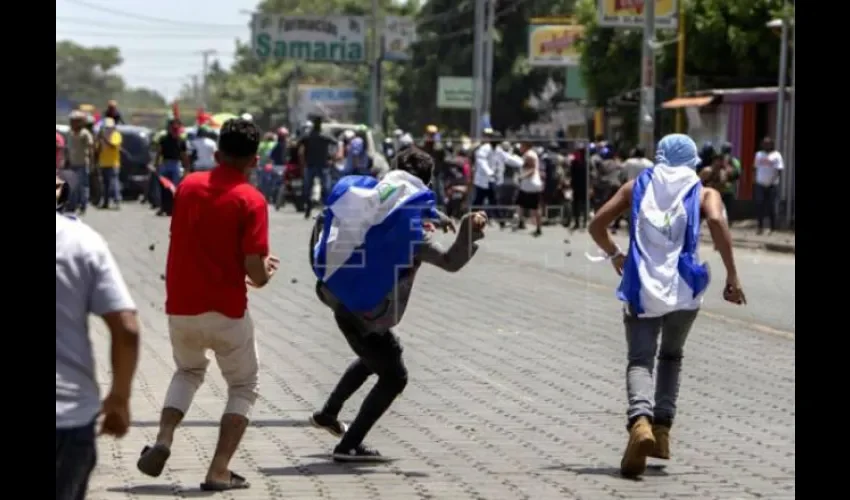 Pleno combate. Foto: EFE