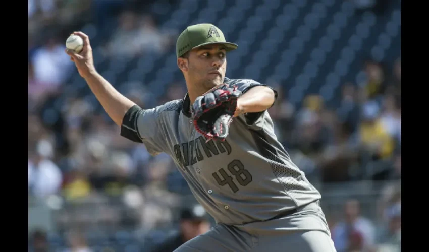 Randall Delgado debutó con la organización de los Bravos de Atlanta en 2011.