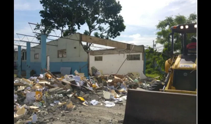 Esta parte del plantel aún no ha sido demolida. Foto: Jean Carlos Díaz