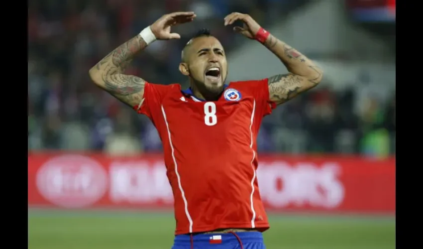 El jugador Arturo Vidal Foto:EFE