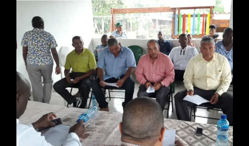 Reunión del Consejo de Colón. Foto Diómedes Sánchez